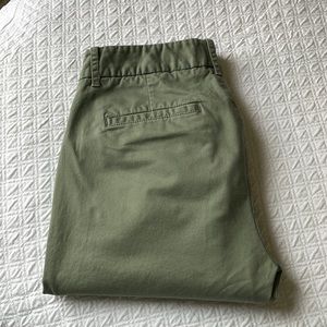 JCrew Frankie Olive Green Pants